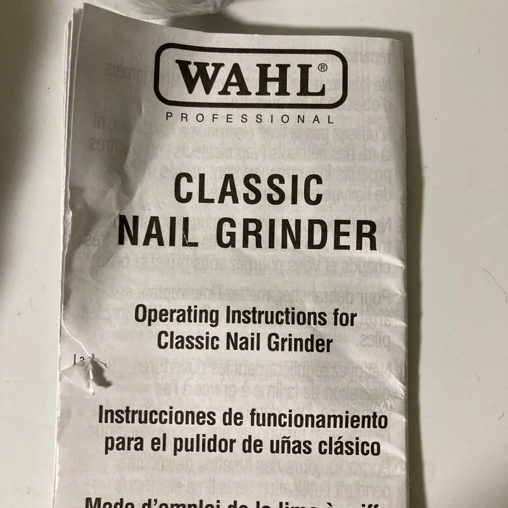 Wahl Professional Nail Grinder in Gray